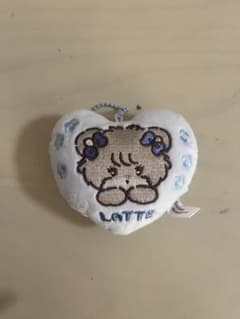 ラテ　ハート型ぬいぐるみのサムネイル