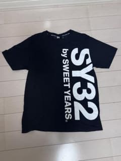 値下げ中！SY32 ビッグロゴTシャツ L 黒のサムネイル