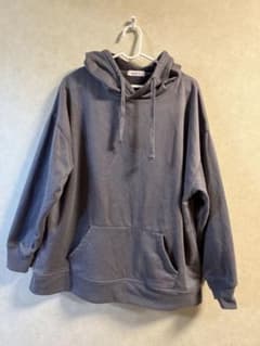 フーディー NAVY 裏起毛 パーカー グレー Fサイズのサムネイル