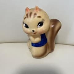 ★昭和レトロ　さいたま銀行　リコちゃん貯金箱のサムネイル