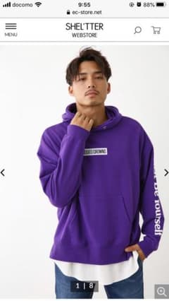 ロデオ❤レイヤード パーカー❤Ｌのサムネイル