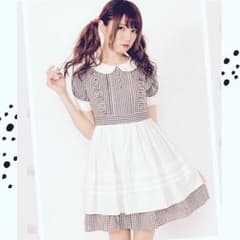ギンガムチェックメイドさんワンピ♡♡のサムネイル