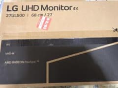 新品未開封 PCモニター27インチ　Lg 27ul500のサムネイル