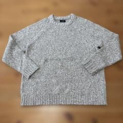ZARA MAN ブラウン系 ラグランニット XL