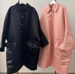 新品 rosymonster frifri cocoon satin coatのサムネイル
