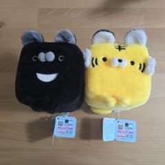しかくい動物園ぬいぐるみ　とら&ツキノワグマのサムネイル
