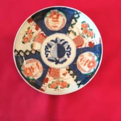 古伊万里 中皿 1枚 六割窓絵 江戸中期〜明治時代 - メルカリ