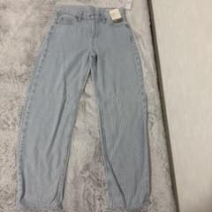 GAP BARREL ストライプ デニムパンツ 24のサムネイル