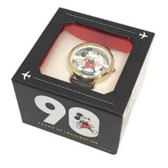 미키 마우스 90주년 디자인 스켈레톤 워치