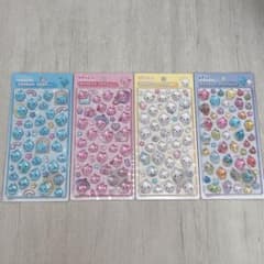 【正規品】ボンボンドロップシール しずくちゃん 大 4種 コンプリートのサムネイル