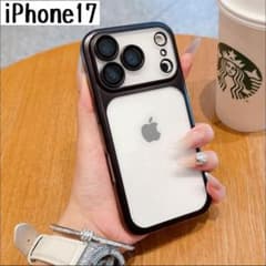 iPhone17 ケース ブラック 保護カバー マット スマホ ハードタイプ