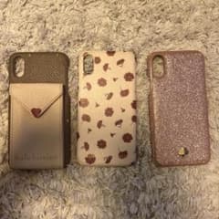 haluhiroine kate spade iPhone xsケース 3セットのサムネイル
