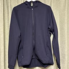 UNIQLO AIRism UVカット フルジップパーカーブラックXLのサムネイル