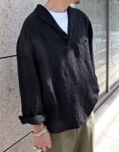 echeveria viscose linen work shirts OVY - メルカリ