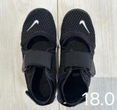 NIKE キッズ サンダル 18.0cm ブラックのサムネイル