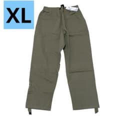 XL タグ付きロングパンツ メンズ チノパン ゆったり カジュアル カーキー