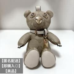 コーチ　シグネチャー　ぬいぐるみ　くま　テディベア COACH】コーチ シグネチャー テディベア ぬいぐるみ クマ ゴールド