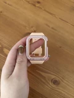 COCOSHOCK Apple Watch バンド ピンク 42mm カバー付きのサムネイル