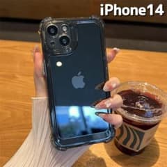 iPhone14　スマホケース　シリコンケース　カバー　耐衝撃　シリコン　透明のサムネイル