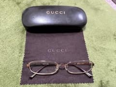 【GUCCI】メガネフレーム　ケース付きのサムネイル