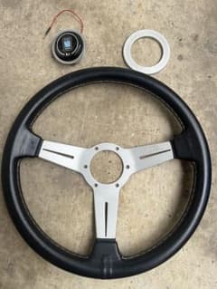 NARDI ナルディ ステアリング BC227 FET 約34cm ホーン付のサムネイル