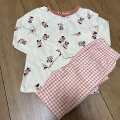 メファボリ　韓国子ども服　ミニー ルームウェア　セットアップ　110サイズ　Lのサムネイル