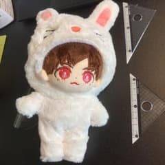 ぬいぐるみ　着ぐるみ　服　うさぎロップイヤー　ブラック ぬいぐるみ服のサムネイル