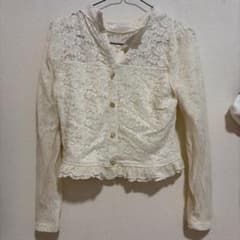 LIZ LISA レース長袖ブラウス ホワイトのサムネイル