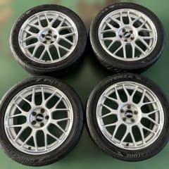 中古アルミタイヤ225/45R17ポテンザ　17X7.0　BBS　BRZ.スバル 中古アルミタイヤ225/45R17ポテンザ 17X7.0 BBS BRZ.スバル - メルカリ