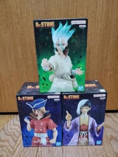 Dr.STONE フィギュア 石神千空 七海龍水 あさぎりゲン 3種 - メルカリ