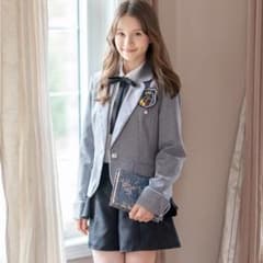 キャサリンコテージ 卒服 ペプラムパンツスーツ 5点セット 150のサムネイル