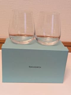 【値引美品】Tiffany & Co. グラス 2個セット　箱付きのサムネイル
