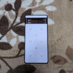Pixel6a ハートモチーフ ソフトケース ラベンダーのサムネイル