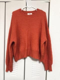 WEGO ニット セーター オレンジ Fのサムネイル