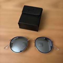 Ray-Ban ラウンドサングラス シルバーのサムネイル