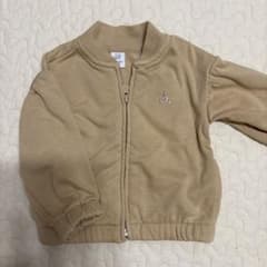 babyGAP ジップアップパーカー ベージュ 12-18monthsのサムネイル