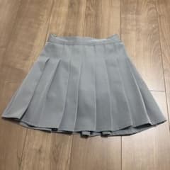 キッズ プリーツスカート グレー - 5