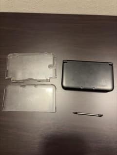き*子様 Nintendo 3DS LL 本体 ブラック クリアケース付のサムネイル