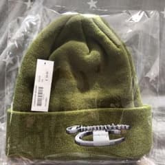 supremeチャンピオン ニット オリーブのサムネイル