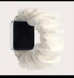 Apple Watch用 シュシュ型バンド ホワイトのサムネイル