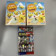 新品未開封品 あつまれ！ピカチュウ シーサイド 2個 缶バッジコレクション