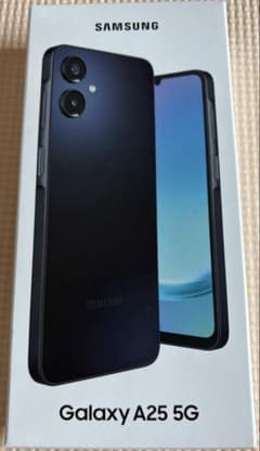 新品未使用】Galaxy A25 5G ブラック SIMフリー 残債なし - メルカリ