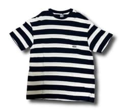 CHUMS ストライプ Tシャツ ネイビー/ホワイトのサムネイル