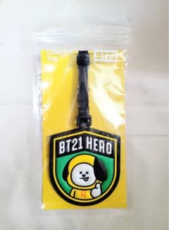 신품 BT21 공식 CHIMMY LUGGAGE TAG 러기지 태그 네임 태그