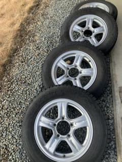 あずきち様専用　スタッドレスジムニーjb23 アルミホイール　セット　16インチのサムネイル
