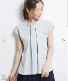 【美品】ROPE’PICNIC　ボウタイ風タックブラウスのサムネイル