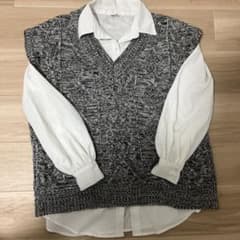 【きらら様専用】レディース ニット シャツ付きのサムネイル