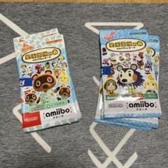【新品】　どうぶつの森　amiboカード　3弾&5弾　各3パック　バラパックのサムネイル