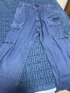 GRF COLLECTION カーゴパンツ デニムブルーのサムネイル