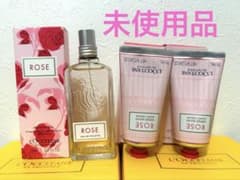 未使用】ロクシタン ローズ オードトワレ＋ハンドクリーム 3点セット
